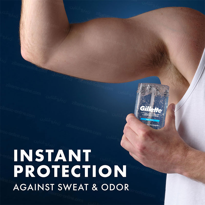 COOL WAVE GILLETTE CLEAR GEL ANTIPERSPIRANT