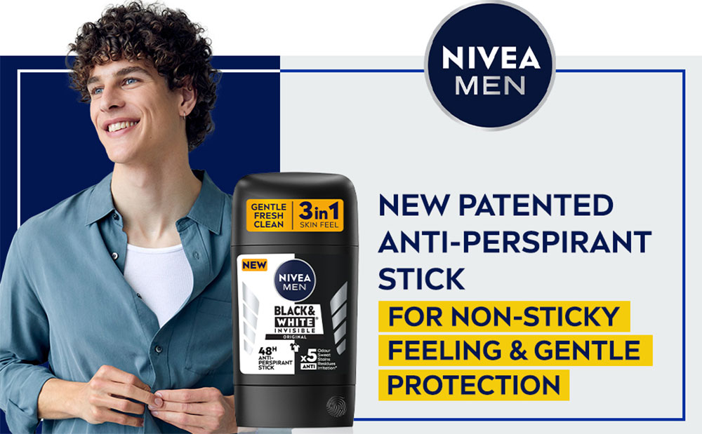 مام صابونی نیوا بلک اند وایت با خاصیت ضد تعریق