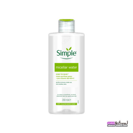 پاکسازی آرایش با میسلار واتر سیمپل