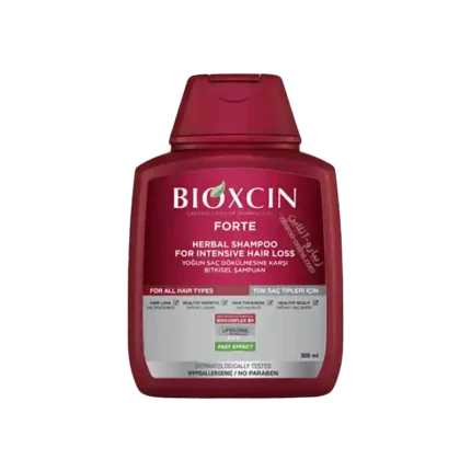 شامپو بیوکسین فورت قرمز اصل ۳۰۰ میل با BioComplex B11؛ فهرست کامل ترکیبات از روی جعبه، پاسخ صریح به سوال سولفات، روش مصرف، تشخیص اصل از فیک و قیمت روز.