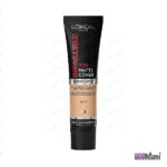 کرم پودر مات کننده L'OREAL اورآل مدل INFAILLIBLE MATTE COVER 32H شماره145