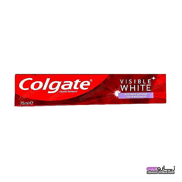 خمیردندان COLGATE کالگيت مدلVISIBLE WHITE