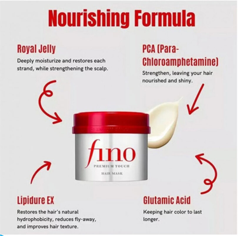 ماسک مو فینو شیسیدو اصل حجم 230 میلی‌لیتر