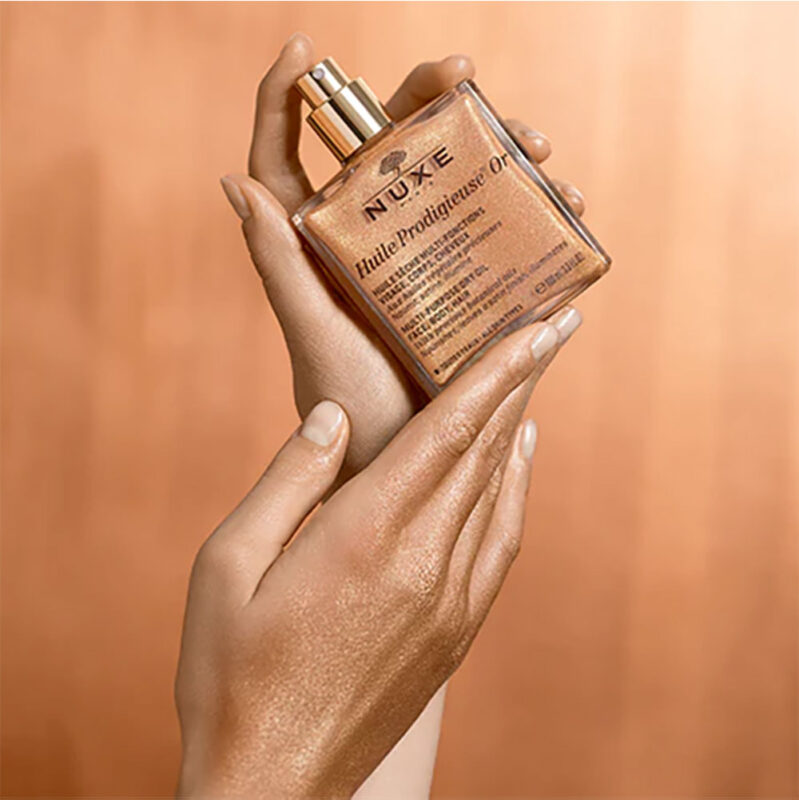 روغن چندکاره نوکس با ذرات شاین طلایی