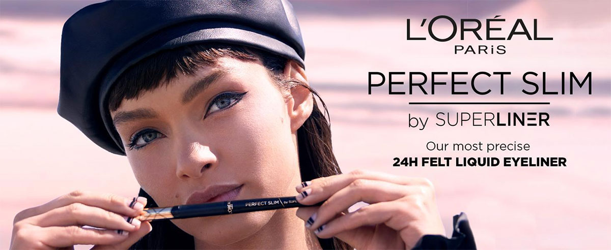 بستهبندی خط چشم لورال Perfect Slim با نوک نمدی