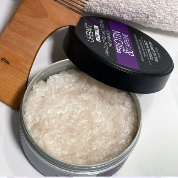 خرید اسکراب کف سر اوربان | Urban Care Biotin Caffeine Sea Salt Pre-Shampoo اصل