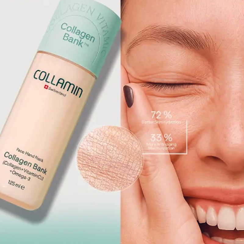 بافت سبک و ابریشمی کرم کلاژن بانک کلامین