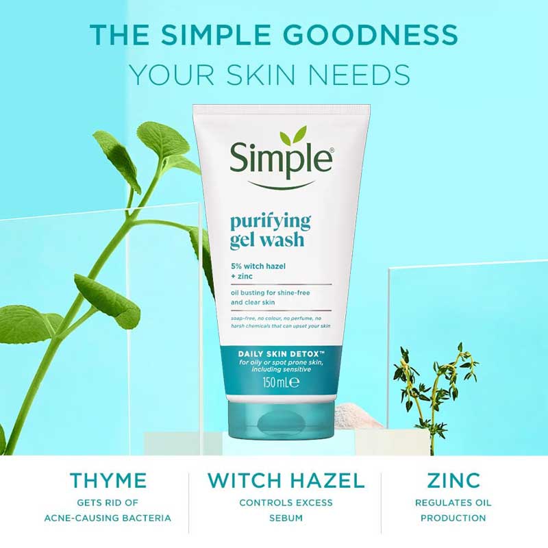 ژل شستشوی سیمپل سفید