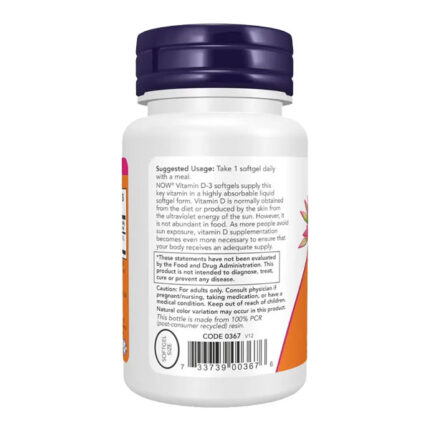 Now foods vitamin d3 2000IU