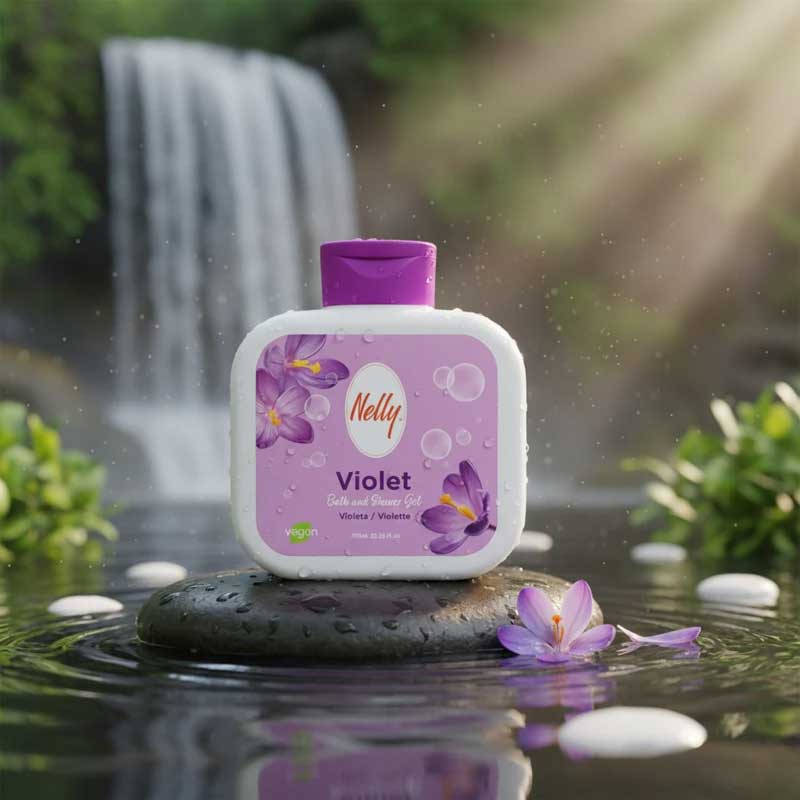 NELLY BATH & SHOWER GEL violet