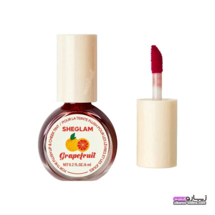 تینت لب شیگلم گریپ فروت و پرتقال SHEGLAM FOR THE FLUSH LIP & CHEEK TINT FRUIT PUNCH