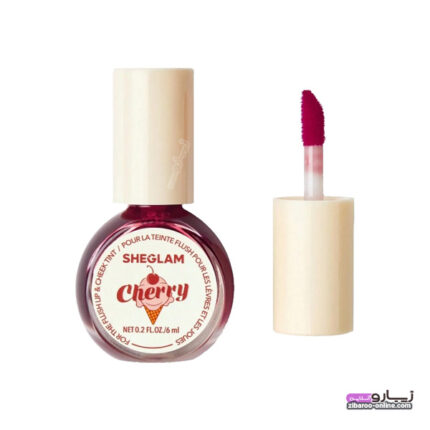 تینت لب شیگلم آلبالو SHEGLAM FOR THE FLUSH LIP & CHEEK TINT CHERRY PICKED