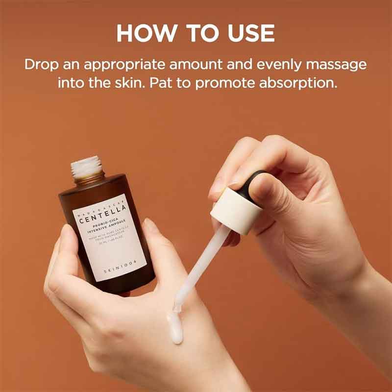 روش استفاده از آمپول تسکین دهنده و تقویت کننده سنتلا پروبیو سیکا اسکین 1004،