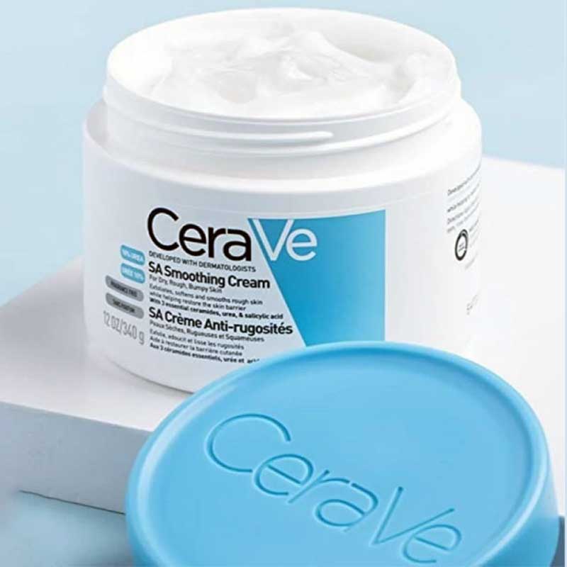 کرم سراوی SA SMOOTHING اصل | CERAVE درمان قطعی پوست خشک و زبر