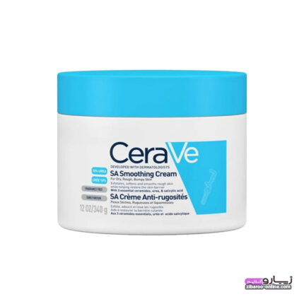 کرم کاسه ای مرطوب کننده قوی سراوی Cerave مدل Sa Smoothing وزن 340 گرم