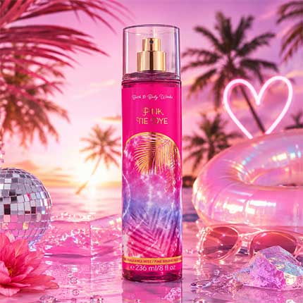BATH & BODY WORKS BODY MIST PINK THE DYE