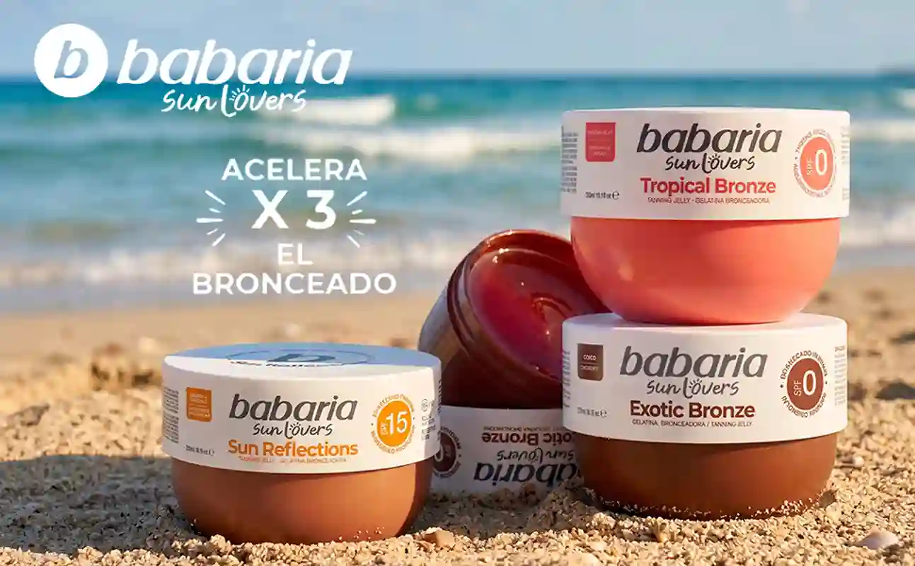 ژل برنزه کننده باباریا BABARIA Tanning Jelly در سه مدل نارگیل، هویج و استوایی