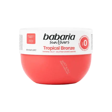 ژل برنزه کننده باباریا tropical bronze با رنگدهی استوایی/مسی/جینجر