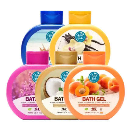 شامپو بدن فرش فیل Moussel Bath Gel اسپانیایی با کف زیاد، رایحه ماندگار و حجم ۷۵۰ میلی‌لیتر