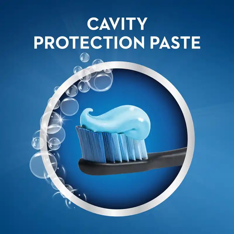 ویژگی ضدپلاک و بافت خمیر دندان کرست Cavity Protection Extra Fresh