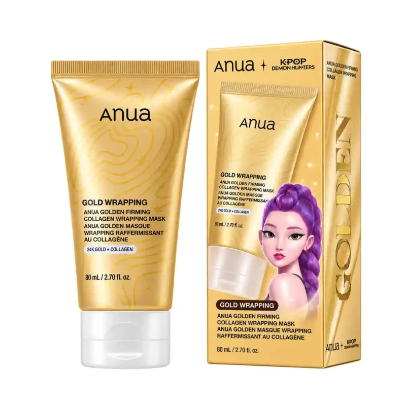 ماسک شب لیفت کننده آنوا Golden Firming Collagen Wrapping Mask حجم ۸۰ میلی‌لیتر