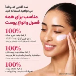 کرم ضد آفتاب مدیکیوب کلاژن برای استفاده روزانه و انواع پوست