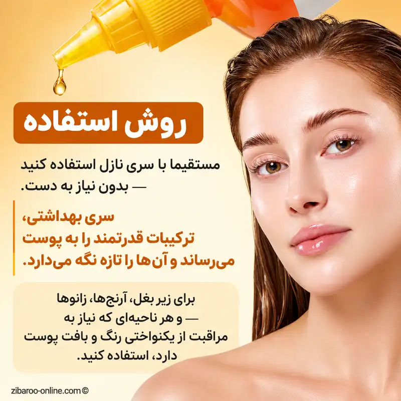 آموزش استفاده از تونر روشنکننده مدیکیوب زرد برای صورت و بدن